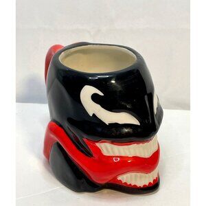 Marvel Comics Venom coffee mug 3D ceramic molded head 2015 4 1/2" tall